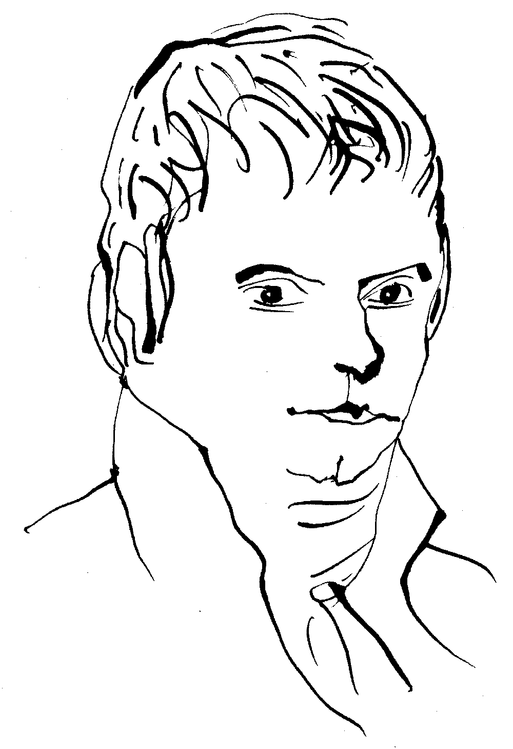 drawing of Ludwig v. Beethoven 