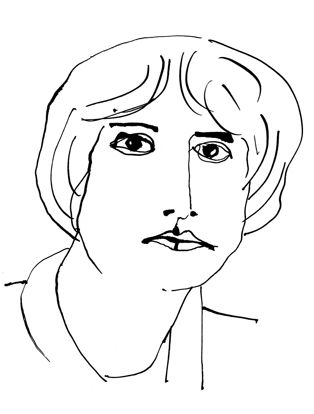 drawing of Lili Boulanger