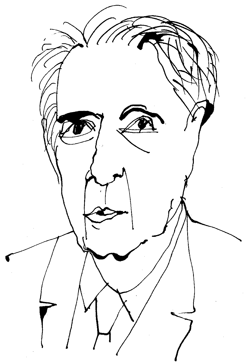 drawing of Herbert Howells